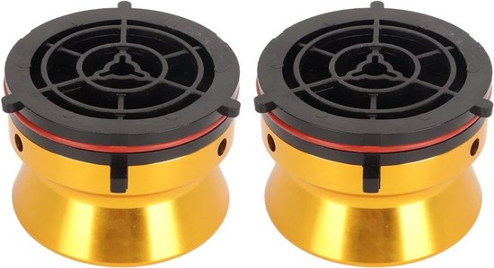 1 Paar Hub Adapters, 10 Inch Universele Oplader voor Studer ReVox Akai Teac - Compatibel, Duurzaam, Efficiënt