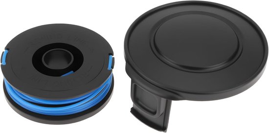 1 Set Grastrimmer Lijn Spoel Cover met Lijn Compatibel met Spear & Jackson S6030ET
