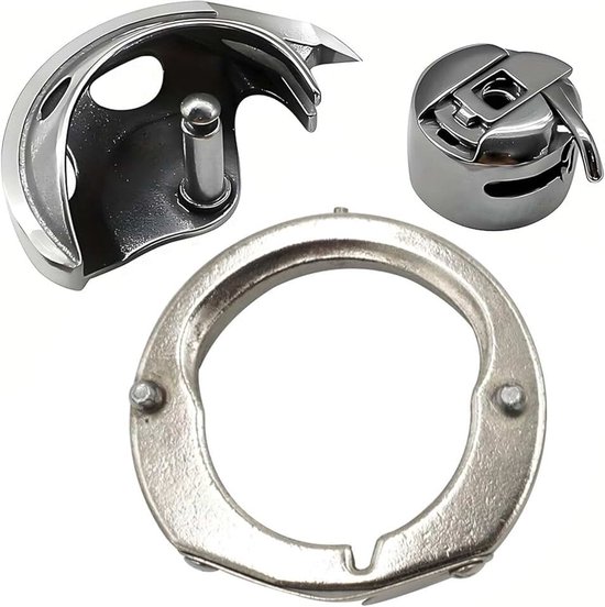 1 set spoelhouder & haak & shuttle cover - Compatibel met Singer 2250, 2259, 2263 naaimachines