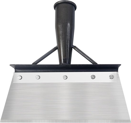 1 STKS Multifunctionele Tuinschop 23cm, Roestvrij Staal Schoonmaakschop voor Onkruid en Mos, Platte Schop (GEEN HANDVAT)