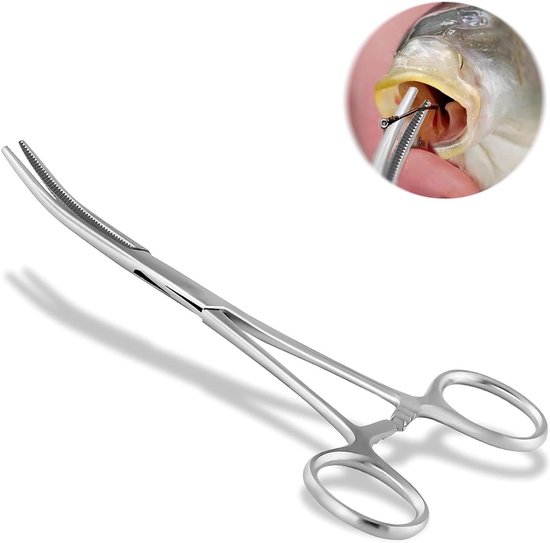 1 Stuk Vis Haak Ontgrendel Bar, Haak Verwijderaar, Visgereedschap en Pliers voor Arteriële Haakopening, RVS Tang voor Snoek, Forel en Meer van Merkloos
