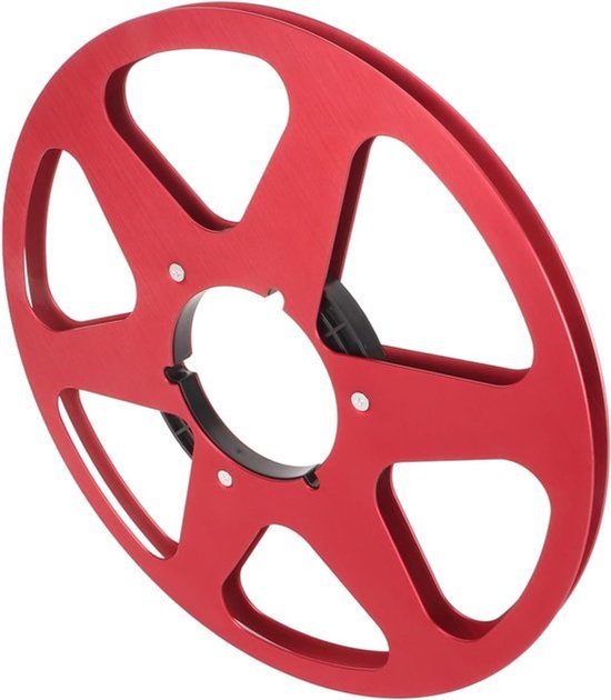 10 filmspulen 5" aluminium lege tapespoelen voor 6-gaats tapespelers - Rood