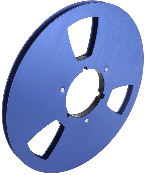 10 Inch Aluminium Tape Reel voor Reel-to-Reel Spelers - Universeel, Hoge Prestaties, 3-Holes Windweerstand, Geschikt voor Audiorecorders van Merkloos