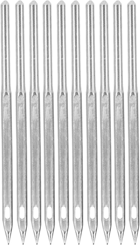 10 -sten Stalen Naaimachine Naald, Burrfree 5cm Borduurmachine Naaldset, Compatibel met GK9 -huis, en Rustresistant (GK9*200) (GK9*230)