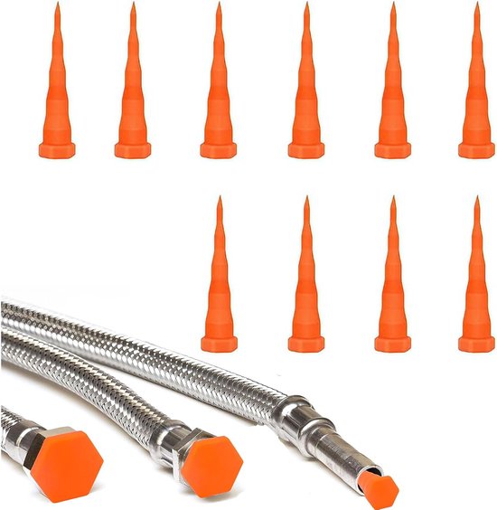 10 stuks 55 mm rubberen stop voor hydraulische olieslangen, slangstops voor leksluiting en oliebescherming
