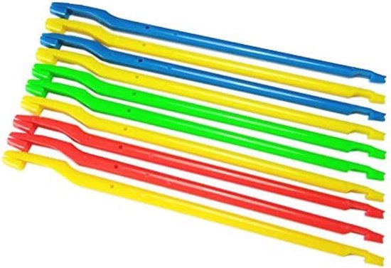 10 Stuks Kleurige Haakverwijderaars voor Vissers - Ontkoppelaar en Dehooker Accessoire van AEXCOOL