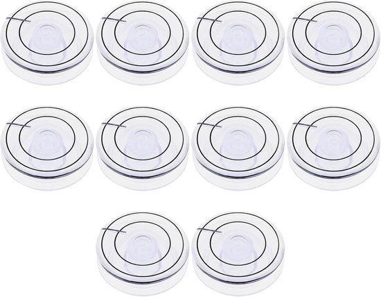 10 Stuks Plastic Spoelen Geschikt voor Singer Futura 900 920 1030 Naaimachines - Ideaal voor Naaiprojecten en Creatief Werk