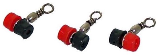 10 stuks T-Crain swivel beads - wartels - vissen - hengelsport van Merkloos