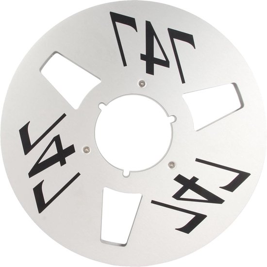 10 Takeup Reel Lege Reel to Reel Tape 3 Gaten Aluminium - Universele Audio Takeup Reel - Zilver . van Merkloos