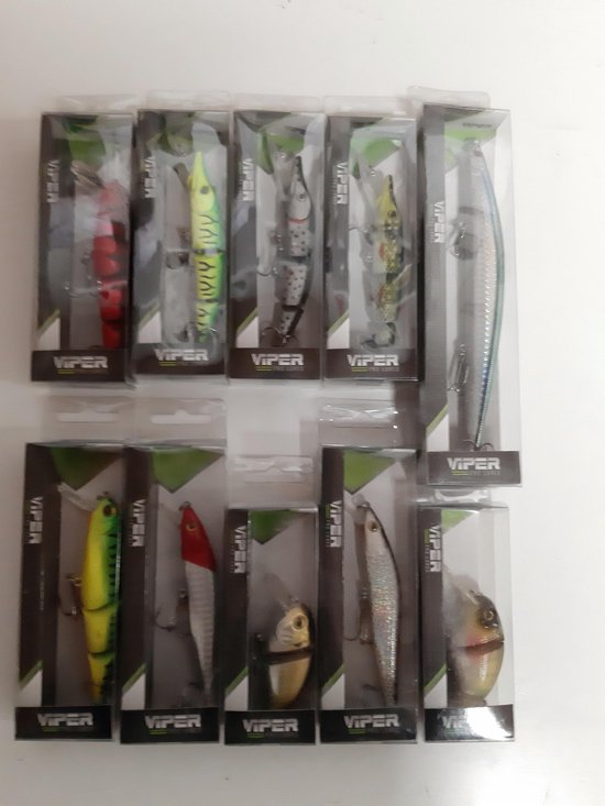 10 Viper Pluggen voor snoek | Kunstaas van Angry Lures