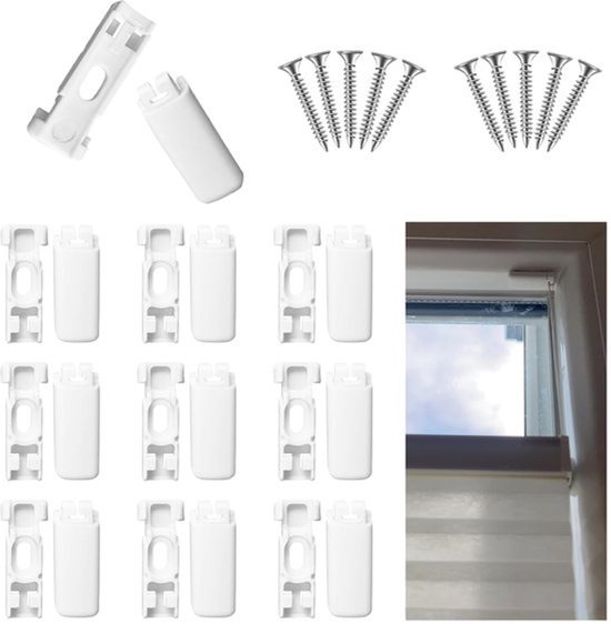 10 x Vouwklem Beugels, Klem Steunen, Geplooide Retainers, Reserveonderdelen, Geplooide Klemhouder, Reserveonderdelen, Geplooide Beugel met Schroeven