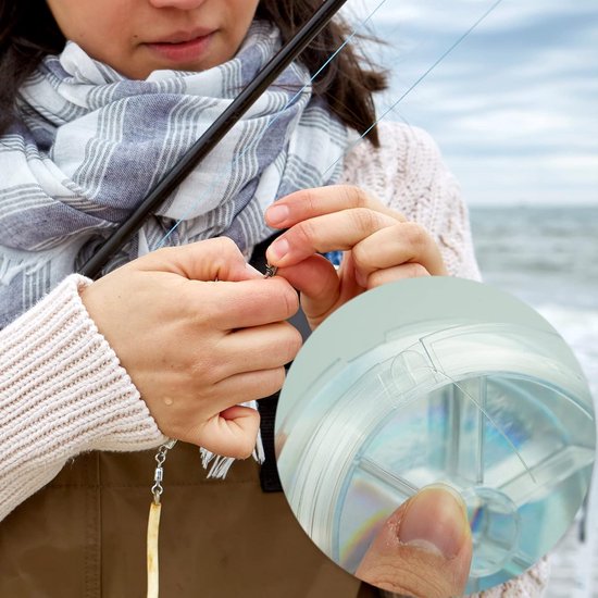 100 Meter Sterke Monofilament Vislijn Kristalhelder Nylon Visdraad van Merkloos