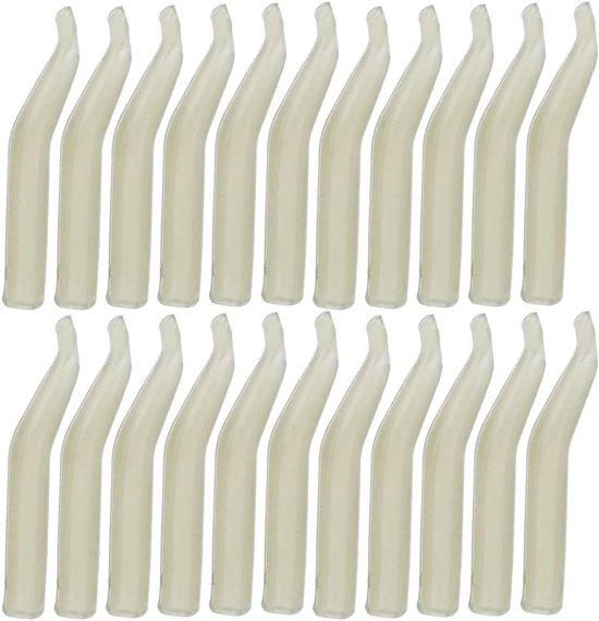 100 Stuks Anti Tangle Sleeves 20mm voor Vissers - Perfect voor Karpervissen en Haakbevestiging