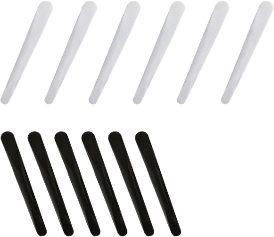 100 stuks cosmetische spatel, spatel cosmetica, kunststof spatel, cosmetische spatel, geschikt voor het mengen en samplen van vochtinbrengende lotion