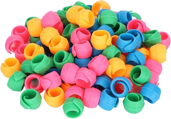100 Stuks Draadclips voor Borduren en Quilten - Bobbin Holders en Spoelbeschermers voor Naaiwerk en Handwerk