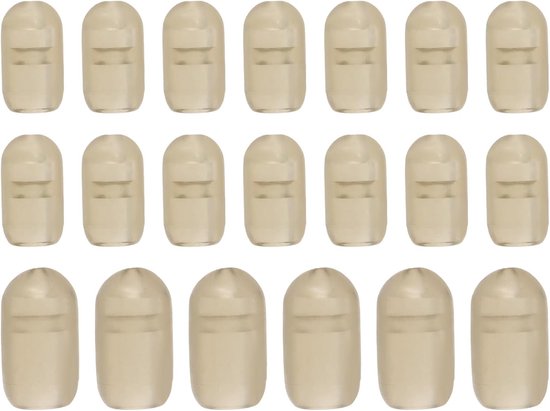 100 Stuks Karpervis Swivel Stop Parels - Voer - Coarse Spinner - Geschikt voor Vissen - Snelle Verwisseling - Vissen Accessoire Kit (5x9mm, 4x7mm) van Merkloos