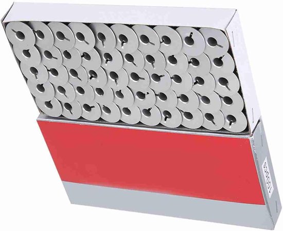 100 Stuks Professionele Industriële Naaimachinespoelen met Spoelhuis – Duurzame Metalen Onderdelen voor Zware Naaitaken