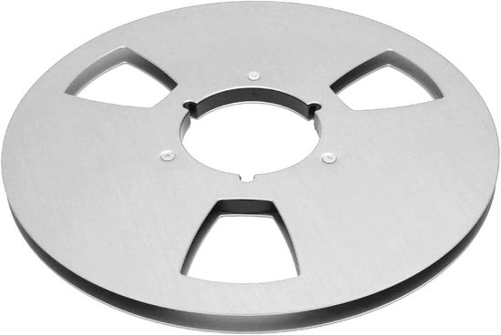 10,5 Inch Lege Opname Spoel van Aluminium Legering met RVS Schroeven voor Tape Recorders, Universele Coils en Spool Bands
