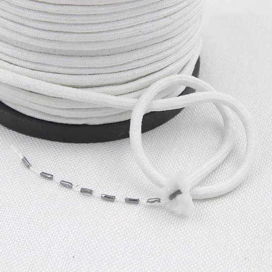 10m Zware Lood Tape voor Gordijnen - Looddraad, Gewichten voor Muggenhorren, Geschikt voor Buiten en Zware Draperies (30g)