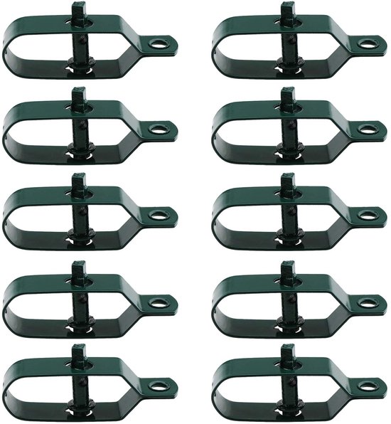 10Pcs Hek Draad Spanners Ratel Draad Zeeven 100Mm Koolstofstaal Groen Staaldraad Tightener Voor Farm Aanpassen Touw Vaste Hek