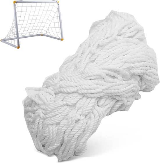 12x6, kindervoetbalnet voor vervangend doelnet en voetbaldoelriemen, past op 6' X 4', 8' X 6', 12' X 6', 24' X 8' doelnet(24X8FT)