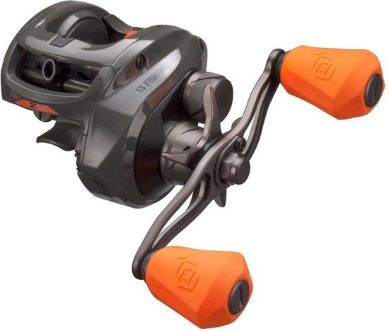 13 Fishing Concept Z Slide+skull Cap Baitcasting Reel Rood Ratio: 7.5:1 van Merkloos