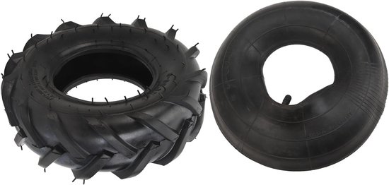 13 x 5.00-6 Banden met Binnenband, Versterkt Rubber, Schokabsorberend, Sterk Grippatroon, Vervangwiel voor Tuin, ATV en UTV Gebruik