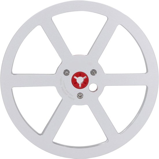 1/4 Inch Aluminiumlegering Lege Tape Reel 6 Gaten Sound Takeup Reel Disc voor Reel to Reel Tape Spelers (SILVER) van Merkloos