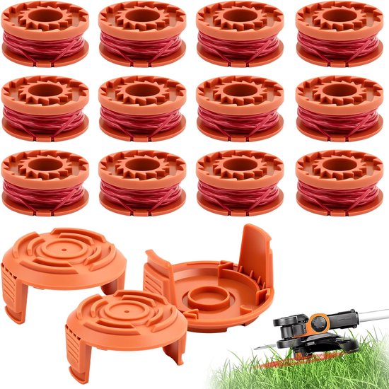 15 stuks set vervangende grastrimmerspoel, duurzame vervangende spoel