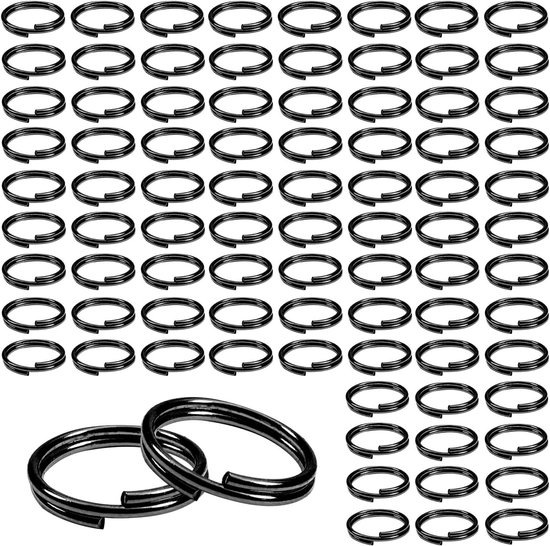 150 Stuks 10mm Open Jump Rings en Split Rings voor Sieraden Maken, Verbinden van Armbanden en Kettingen, Creatieve Handwerkaccessoires
