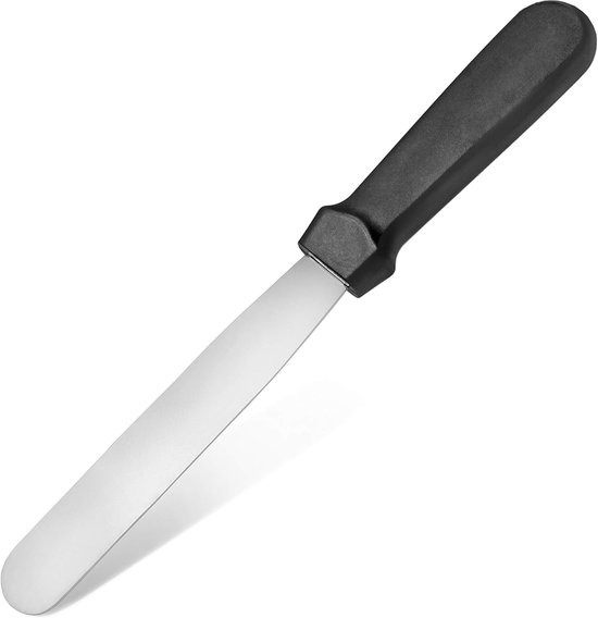 15,2 cm metalen taartschraper, roestvrijstalen taartgladder, paletmes bakken, glazuurspatel voor decoratie, gebaksmes (15,2 cm)