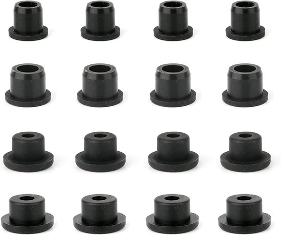 16 Stuks Siliconen Gaatjesstopper voor Flessen, Peper- en Zoutvaatjes, en Bloempotten - Geschikt voor 10mm, 12mm, 14mm en 16mm Openingen