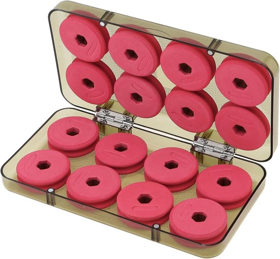 16 Stuks Visspullen Organiser - Foam Spoelen en Bord voor Efficiënte Opslag Accessoires