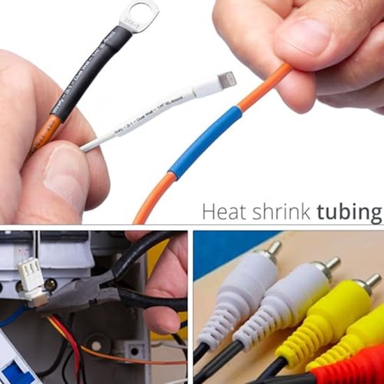 16mm Heat Shrink Tube, 10m Length Heat Shrink Tube, 2:1 Ratio Glue-Coated Heat Shrink Tube for Electrical Insulation, Repairs, Wire Connectors, Winding Cable, Transparent van Mogzap