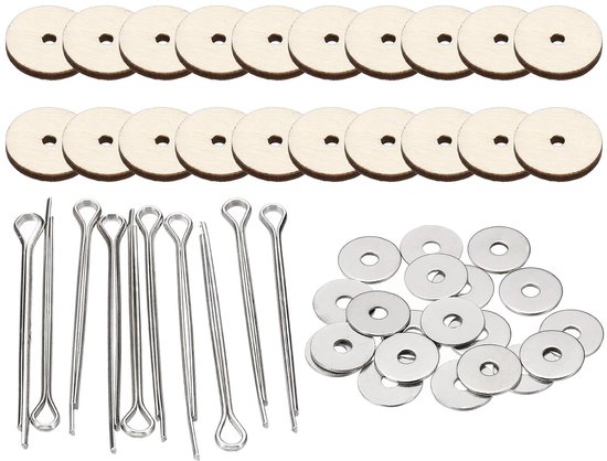 16mm poppengewrichten, set van 10 verwijderbare klikverbindingen en vezelplaatbakje voor het maken van beerpoten, hoofdgewrichten, DIY-knutselaccessoires