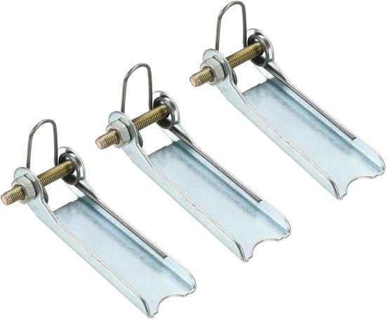 1.7 Inch Vervangingshaak - 3 Pack Metaal Tow Hook Receiver Hitch voor Clevis Hook Trailer - Silver van Merkloos