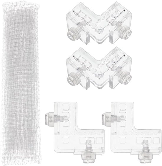 1mx0.93m Fish Tank Deksel Cover Beschermende Netto Met Schroefsluiting Plastic Mesh Screen Netting Voor Vis Aquarium Screen Top Cover
