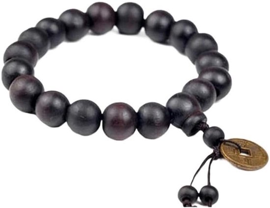 1Pc Wood Bead Buddha Bracelet Buddhist Bangle Prayer Beads