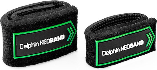 2 neopreen - hengelbinders - met klittenband - Delphin van Delphin