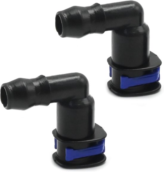 2 Pack 1J0955665E Koplamp Spoel Jet Elleboog Connectoren voor A6 A8 en Skoda Fabia Octavia Roomster - Duurzame Vervangingsconnectoren voor Koplampreiniging
