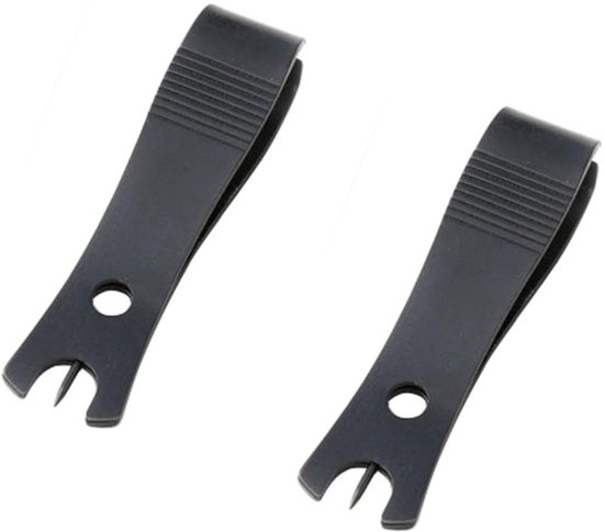 2 rollen Vliegvissen Lijn Tangen, Mini Lijnsnijder Clipper Met Haak Eye Cleaner, Vissen Quick Knot Tool Rvs van Merkloos