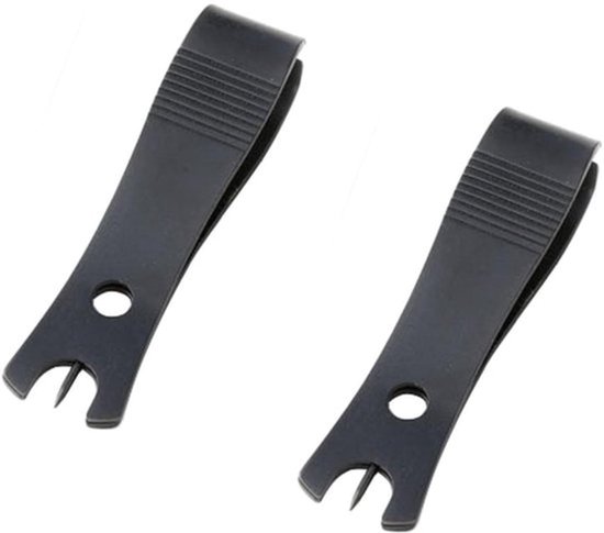 2 rollen Vliegvissen Lijn Tangen, Mini Lijnsnijder Clipper Met Haak Eye Cleaner, Vissen Quick Knot Tool Rvs van Merkloos