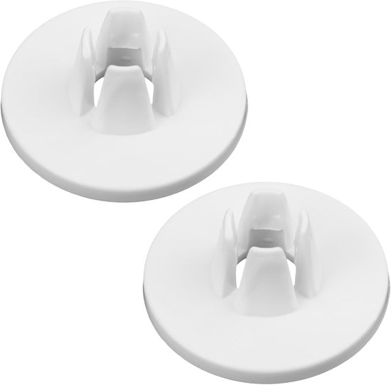 2 St 822019509 Kleine Spoelkap voor Janome, Witte Plastic Spoelpenkap Naaimachine Accessoires Compatibel met Janome Naaimachine