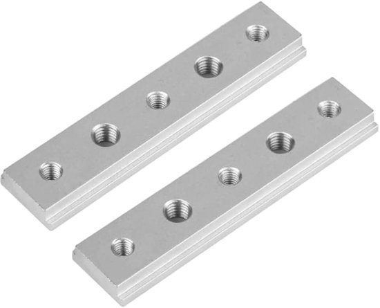 2 stks 1000 m Aluminium T-Slot Verstek Track Jig 30/45 Type T Slot Verstek Track Jig T Schroefbevestiging Slot