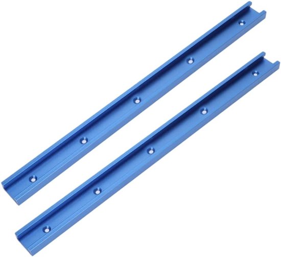 2 stks 800mm T Track Rail Aluminium T Slot Verstekrail Jig voor Houtbewerking