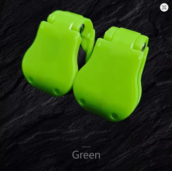 2 stks Hengel Houder Fixer Clip Bandjes Hengel Houder Compact Ontwerp Hengel Fixer Wandmontage Hengel Houder van Merkloos