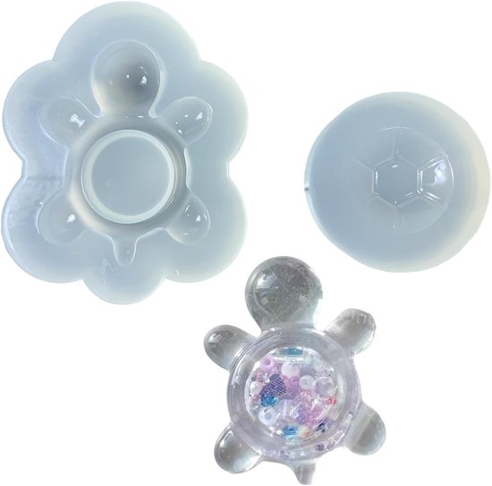2 Stks Mooie Schildpadden Beeldje Siliconen Mold Set Stevige Materialen Ideaal voor Crafting en Home Decors Projecten