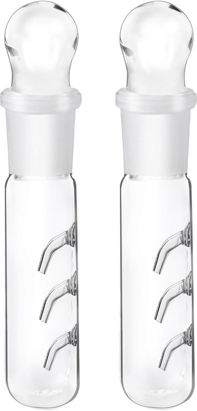 2 stuks efficiënte planariumval, 3 gaten, helder glas, planaria trap voor vis, tank, aquarium, helder glas, vangbak (herbruikbaar)
