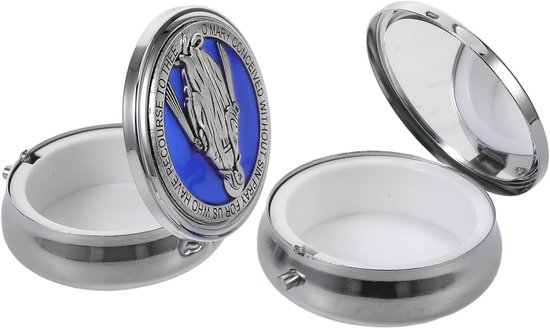 2 Stuks First Communion Jewelry Box Zinc Alloy Christian Keepsake Case For Rosary Beads And Small Religious Treasures Practical Organizer For Lasting Storage