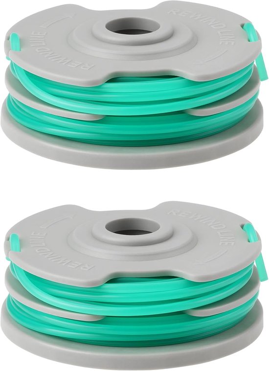 2 stuks grasmaaier grastrimmer spoel & lijn FLY061 compatibel met Contour 600HD 580E (CTE27)